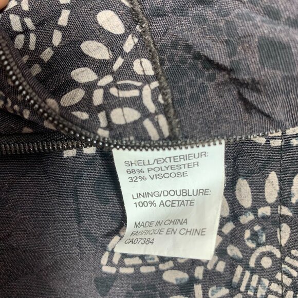 A-line knee length print skirt size 12 ERIC ALEXANDRE - Picture 5 of 14